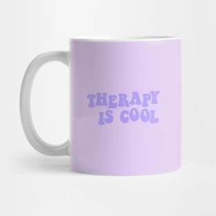 Therapy is Cool Purple Mug